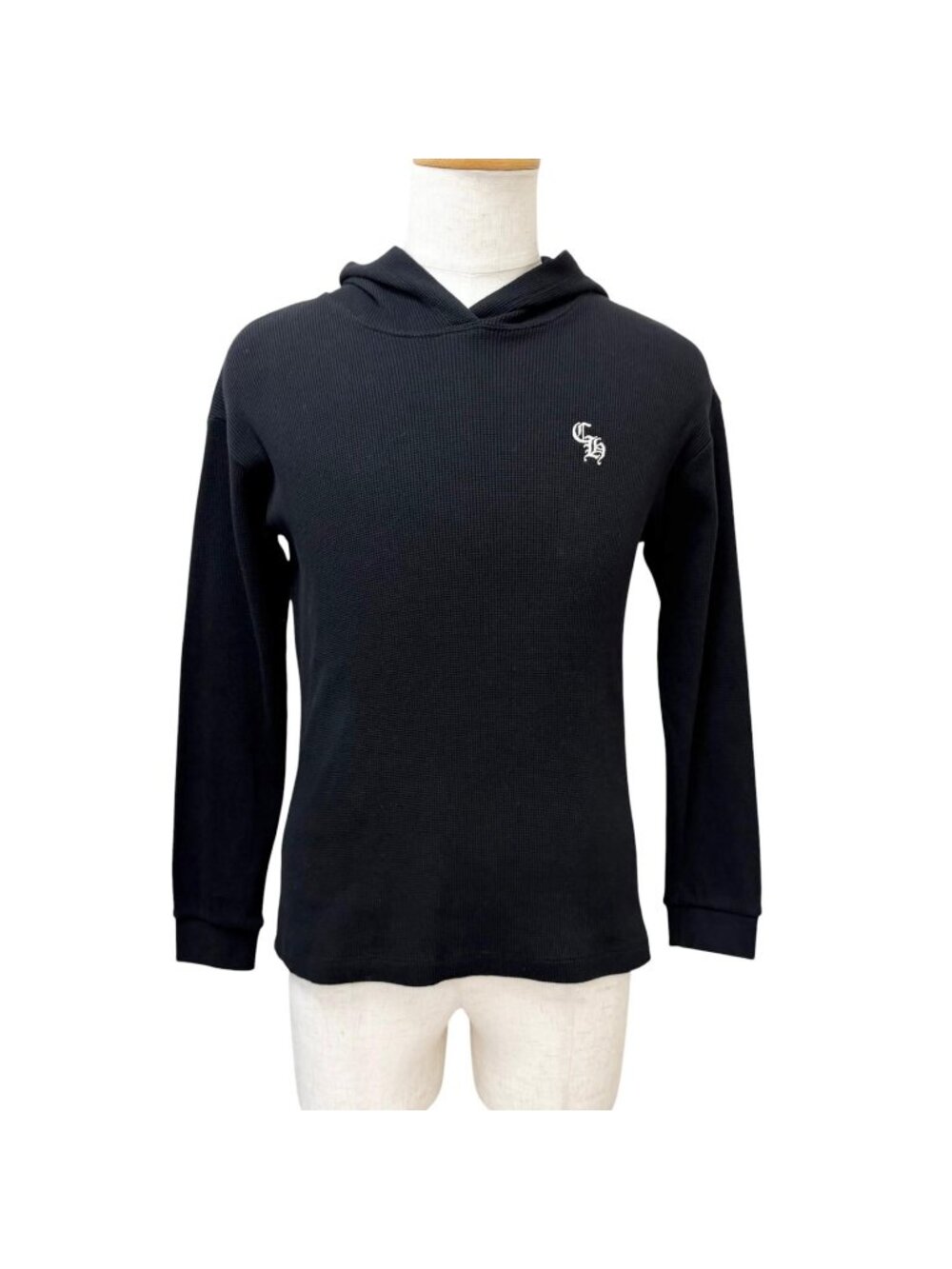 Chrome Hearts Cotton CH Logo Embroidery Lycra Thermal Fabric Pullover Hoodie